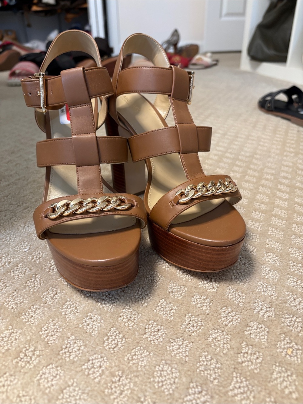 New with tags, Michael Kors, platform sandals size 10